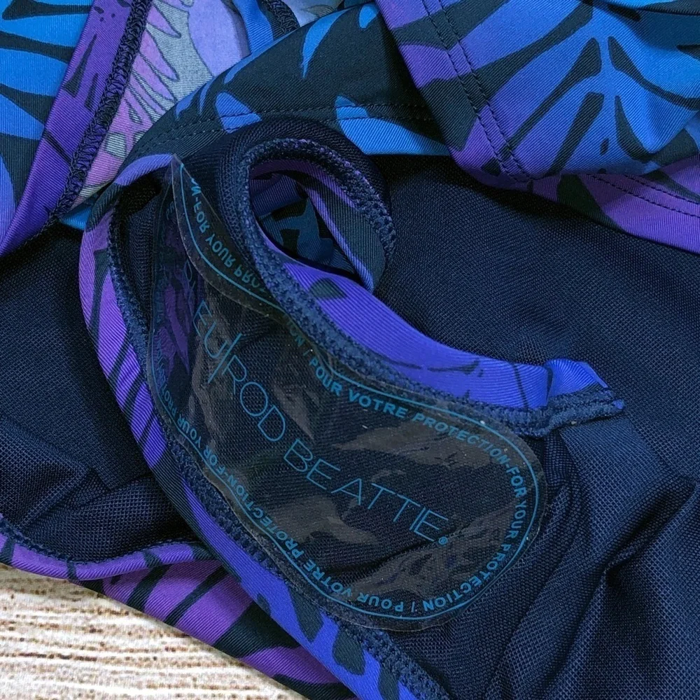 NWT Bleu Rod Beattie Fold Over Sarong Swimsuit Bikini Bottoms Size 14